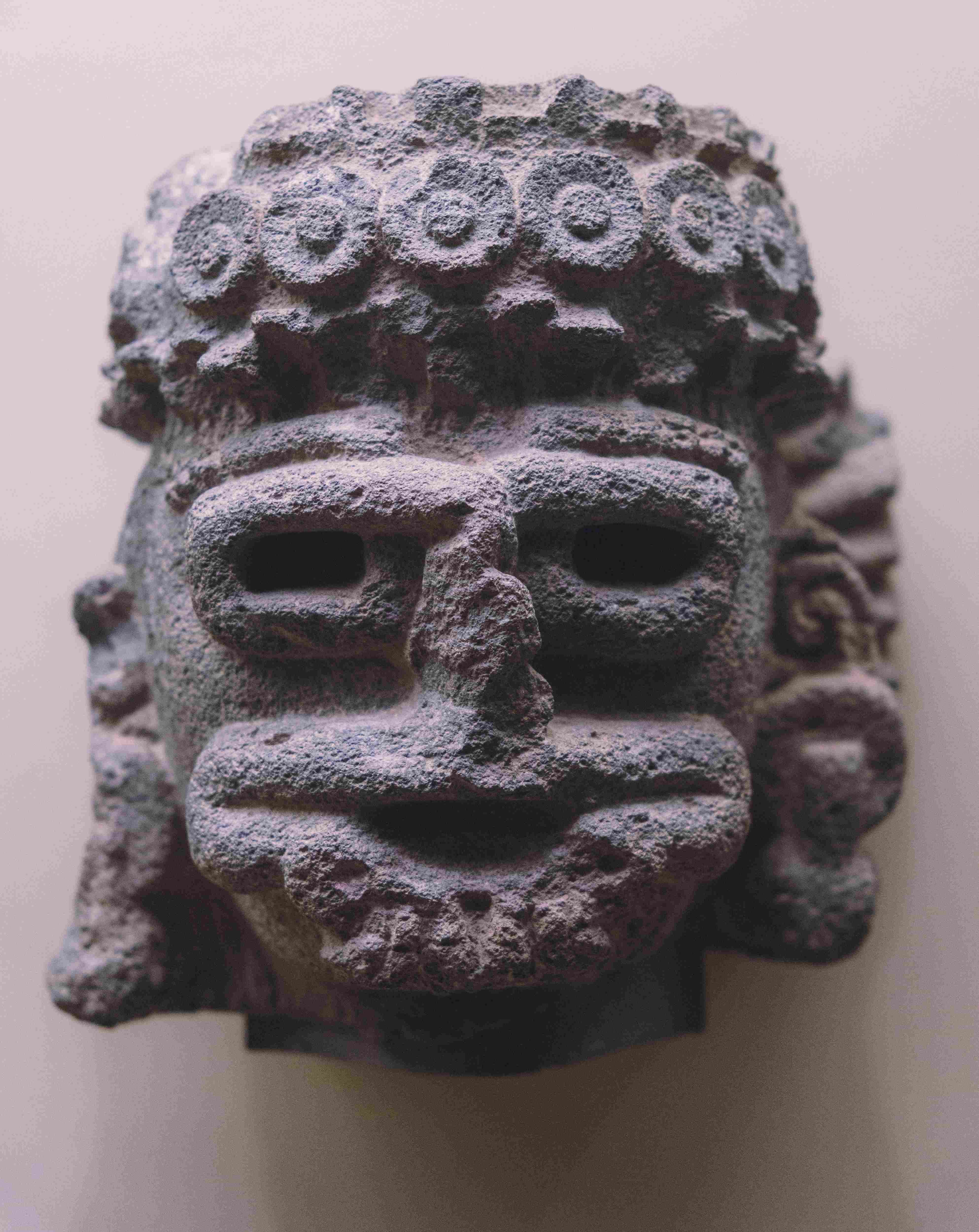 Mayan Mask Sculpture 4